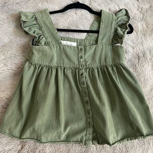 The Great green tank top / Sz 0